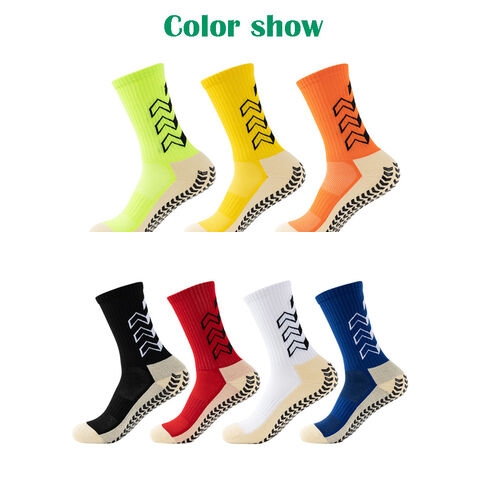 Custom gym performance socks with packaging design your logo absorb sweat football sport grip socks