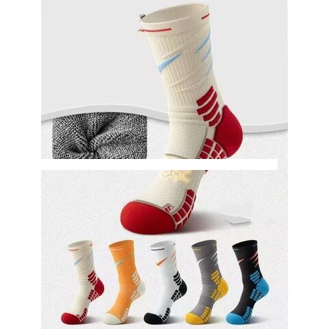  New Style Profession Running Sport Socks Add Thicked Breathable Combed Cotton custom Socks