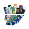 Low price soft comfortable short socks low cut cotton print nurse preppy sports socks for women men