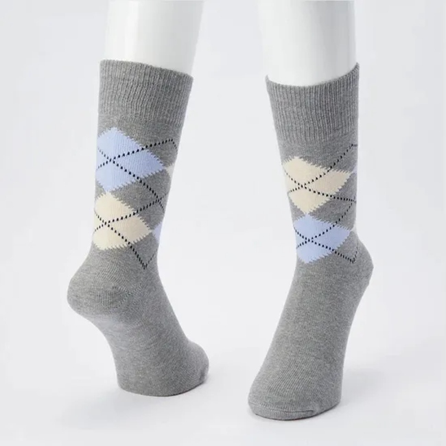 2024 High Quality Stripe Mens Dress Bamboo Business Man Luxury Cotton Socks
