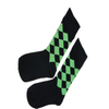 White and Black Moisture-Wicking Men′s Business Socks Cotton Dress Socks for Men