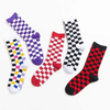 Argyle Outdoor Kitted Thick Crew Mens Business Merino Wool Socks