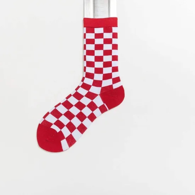 Argyle Outdoor Kitted Thick Crew Mens Business Merino Wool Socks