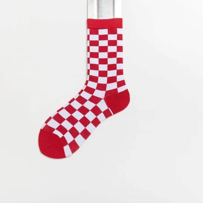 Argyle Outdoor Kitted Thick Crew Mens Business Merino Wool Socks