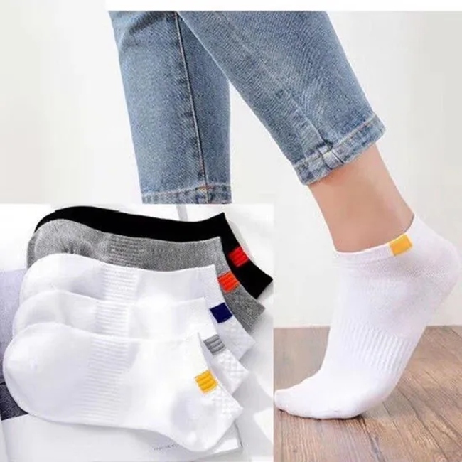 Hot Sale Men′s Low-Top Socks Summer Short Ankle Sport Socks Custom Business Cotton Breathable Boat Socks