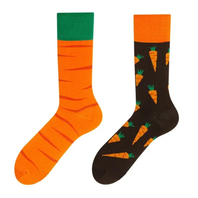 Creative Lovers Model Ab Asymmetric Tide Socks Fashion Personalized Trend Cartoon Jacquard Long Cotton Socks