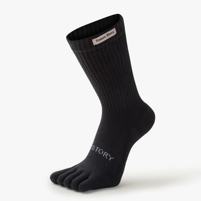 New Hot Selling High Top Men′s Sports Five Toe Socks Wholesale Customization