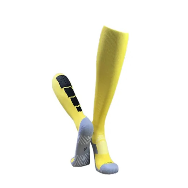 Four Seasons Men′s and Women′s MID-Tube Tall Basketball Autumn and Winter Long Sports Pure White Business Socks