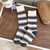 Ultra-Thick Couple′s Terry Women′s Socks MID-Length Stripe Lined No Head Men′s Cotton Socks