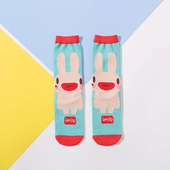 King of Song Series Socks Girls New Illustration Literature MID-Calf Socks Summer Sweat Breathable Socks