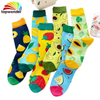Customize All Sorts of Colorful Sock Fashion Sock Fruit Sock Crew Sock in Many Colors Sizes and Material for All Ages