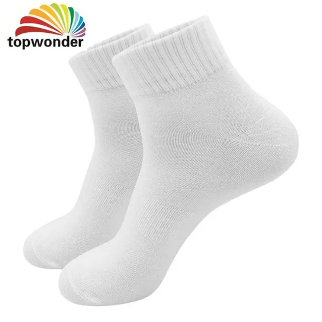 Xianghui Make Your Own Custom Logo 100% Cotton Chaussette Business Men Crew