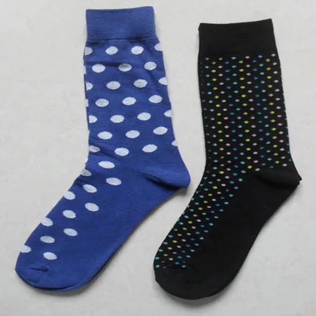 2021 Custom Jacquard Design Women Men Funny Happy Cotton Tube Crew Socks