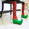 Elf Feet Boots Christmas Table Leg Socks
