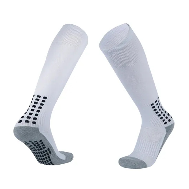 Customized Long Tube Soccer Adhesive Socks, Adult and Youth Thick Towel Bottom Knee Pads, Anti Slip and Anti Odor High Tube Socks
