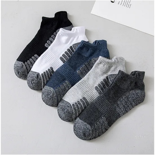 Men′s Cotton Sweatwicking 200n 168n 144n High Quality Knit Sports Ankle Socks