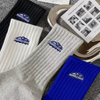 Breathable Comfortable Embroidery Cotton MID- Calf Socks for Sports and Leisure