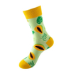 Custom Wholesale Plain Knit Men Business Socks Fashion Happy Crew Man Cotton Socks