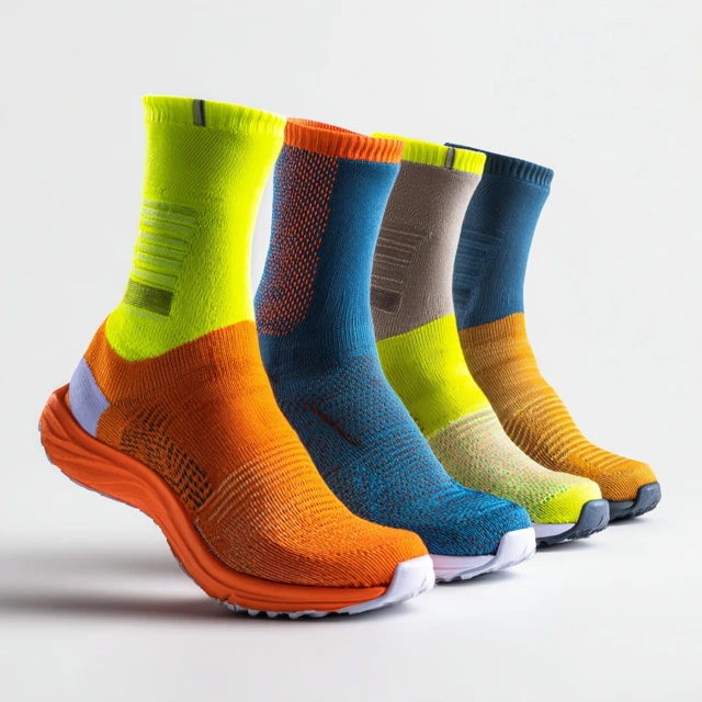 Custom quick turnaround Running Socks Manufacturer Bulk Performance Sports Socks for Athletes