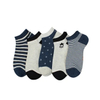 Summer Anti Bacterial Mens Colorful Marl Short Basic Casual Breathable Cool Cotton Stripe Argyle Trainer Liner Socks