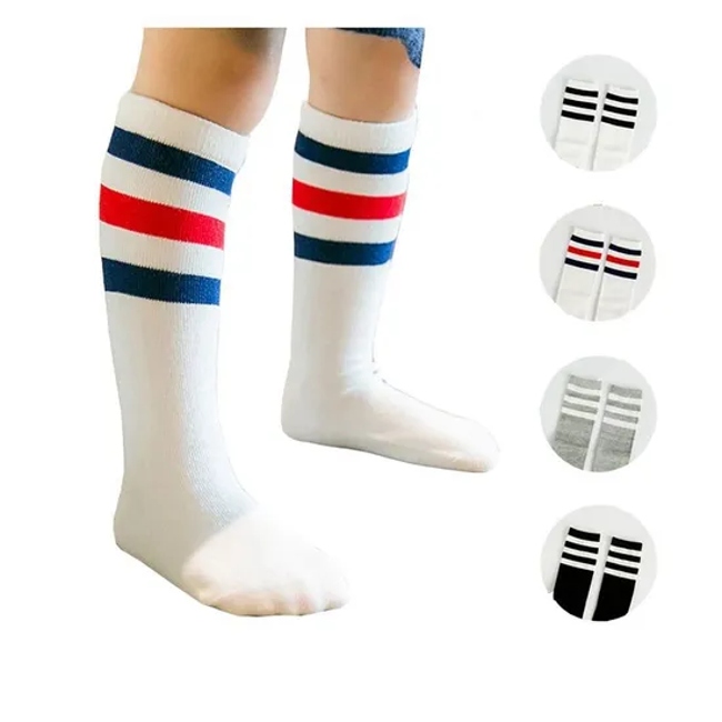 AI-MICH Factory Solid Color Crew Pile Wholesale Women Cotton Street Girls School Sports Socks
