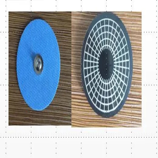 Factory Made OEM Electrode Pad, Silver Pattern, Snap Connector, Excellent for Pain Relief