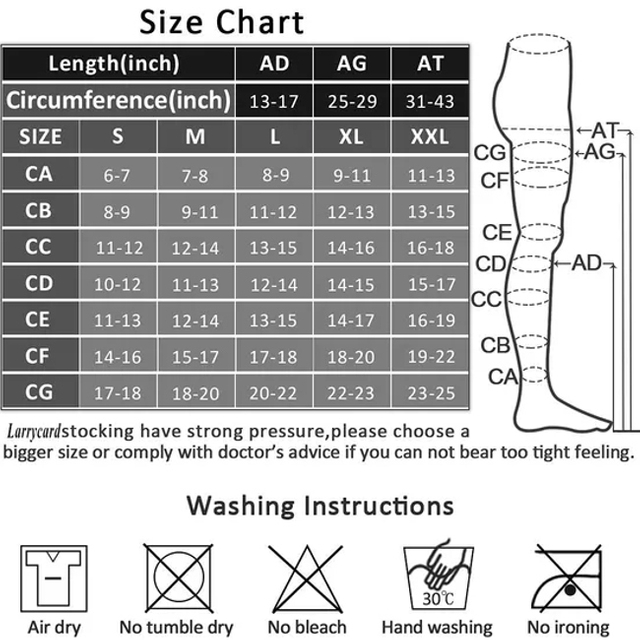 High Quality Sport Socking Foot Pain Relief 20-30 Mmgh Thigh High Medical Compression Socks