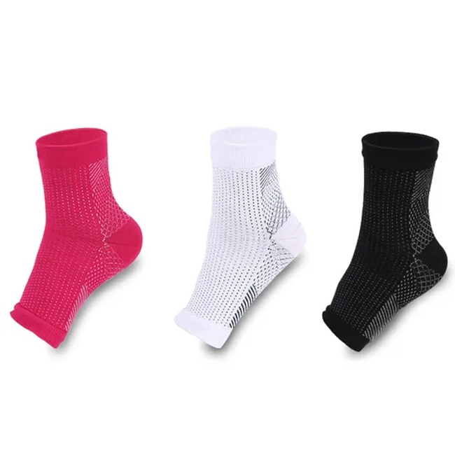 Customized Open-Toe Stretch Socks Unisex Functional Compression Socks Breathable Sports Socks