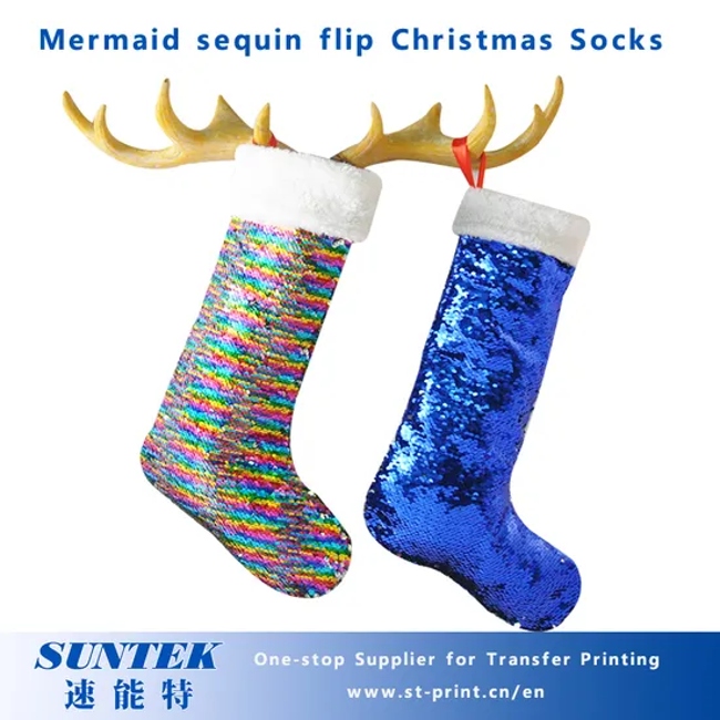 Sublimation Blank Polyester Christmas Socks