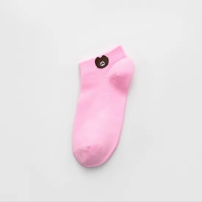 Short Bear Socks - Invisible and Adorable Design