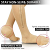 Side Xxxl Zipper Reinforce Heel Medical Compression Stocking Class 2 Pressure Women Sport Compression Socks