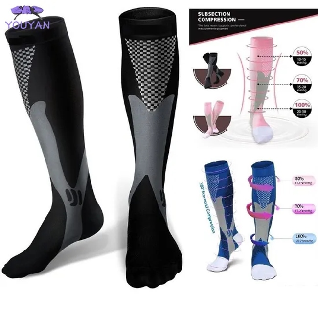 New Arrival Stockings Compression Golf Sport Socks Medical Nursing Stockings Prevent Varicose Veins Socks Fit for Rugby Socks