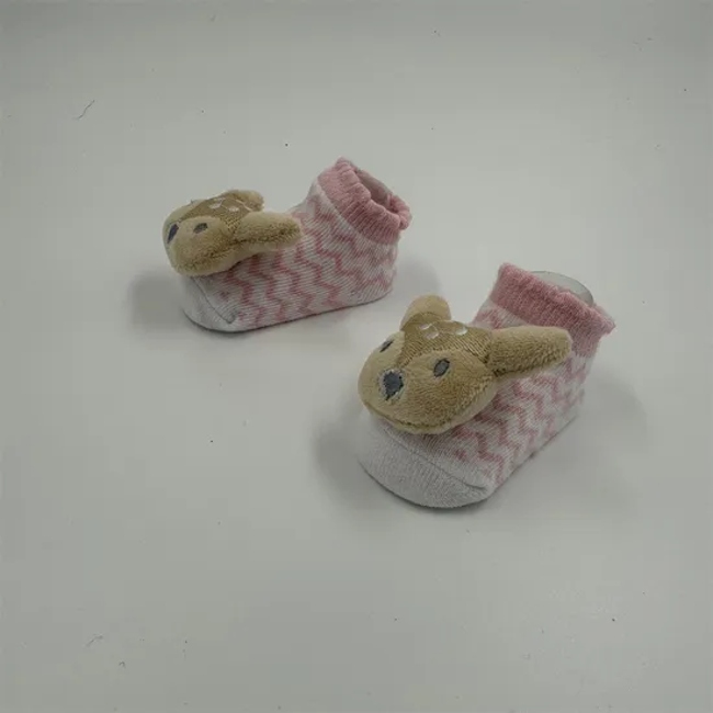 Indoor Non-Slip Cute Eco-Friendly Animal Squirrel Newborn Crawling Socks