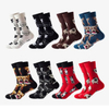 Animal Print Cotton MID-Tube Stockings Autumn/Winter Fashion Stockings for Lovers