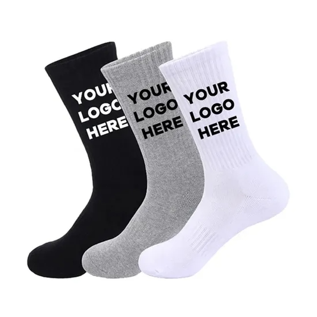 Uron Designer Custom High Quality Sport Socks Anti Slip Basketball Athletic Sock Custom Sports Breathable Lightweight Socks