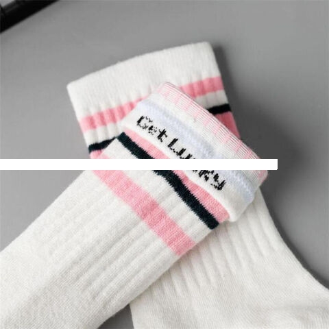 Breathable Black White Athletic Running Socks Custom Cotton Men Women Short Sport Sport Ankle Socks