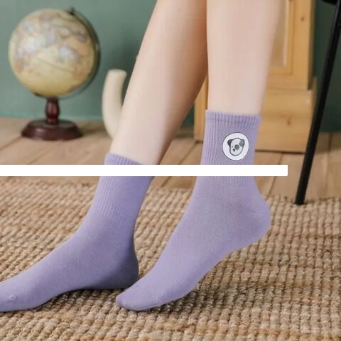 Wholesale Summer pure cotton socks mesh thin mid tube business for men antibacterial boneless