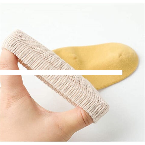 Baby Socks Cotton Ankle Crew Sock with Grip Non Slip Non Skid Soles for Newborn Infant Toddlers Unisex Baby Kids Months