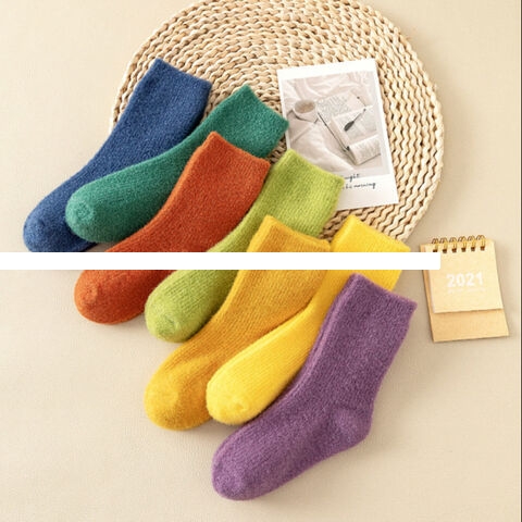 Hot seller Children s socks winter white velvet warmth thick towel socks boys cotton crew socks