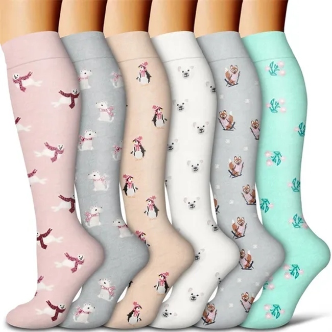 Easy to Wear and Take off Knee-High Compression Socks