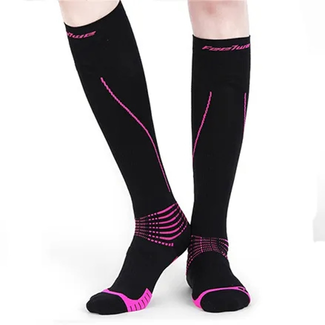 Nylon Sports Knitted Sports Compression Socks for Feet Health