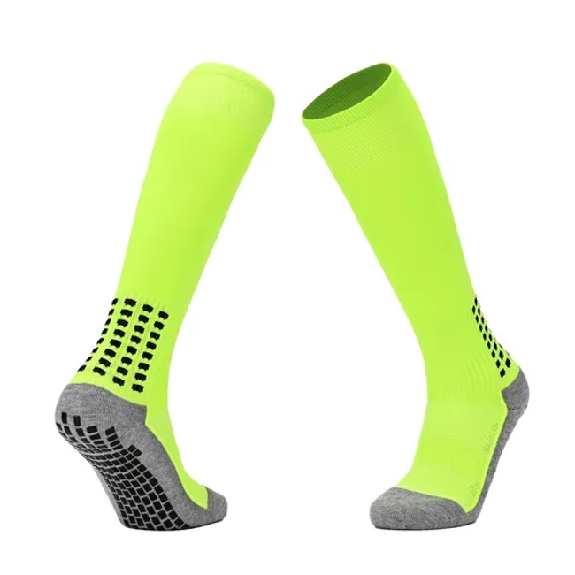 Professional Sports Socks MID-Cut Compression Running Football Socks Anti-Slip Grip & Breathable Terry Cushion Sports Socks
