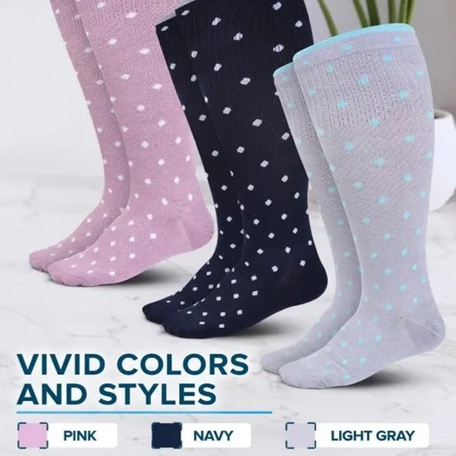 Color Plus Size Large Medical Compression Socks