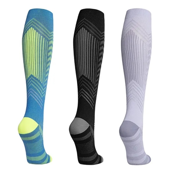 High Quality Eco-Friendly Breathable Custom Logo Knee High Compression Socks