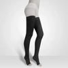 Factory Price Nylon Compression Veins Stocking OEM Black Support Medical Stockings Varicose Medical Over Knee Socks 20-30mmhg