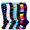 Medical Sport Compression Socks 15-25mmhg Run Nurse Socks for Edema Diabetic and Varicose Veins