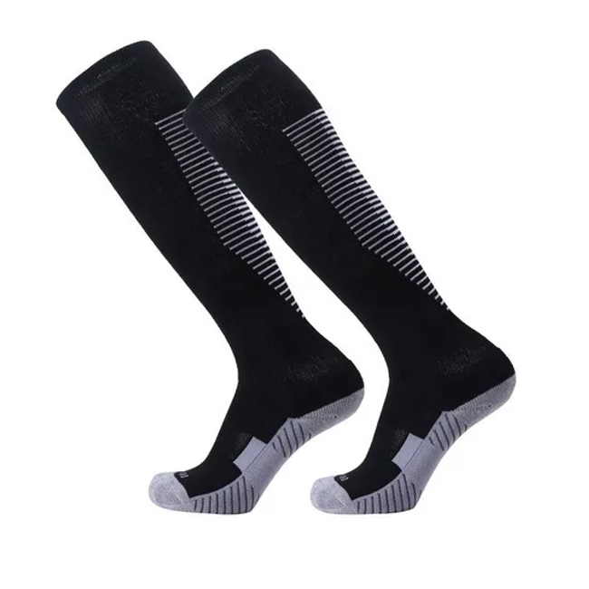 Custom Men′s Soccer Socks Kids Football Compression Sport Socks Thicken Towel Bottom Sports Stockings Knee High