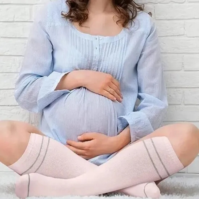 Circulation Socks 15-20 Mmhg Pregnancy Knee High Compression Socks