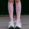 Custom Logo Cotton Compression Antislip Knee High Athletic Socks Football Tennis Golf Women Sport Sock