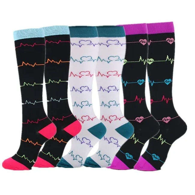 Professional Soccer Socks Long Knee Soccer Sport Socks Multi Color Compression Cycling Basketball Elites Men Sports Socks